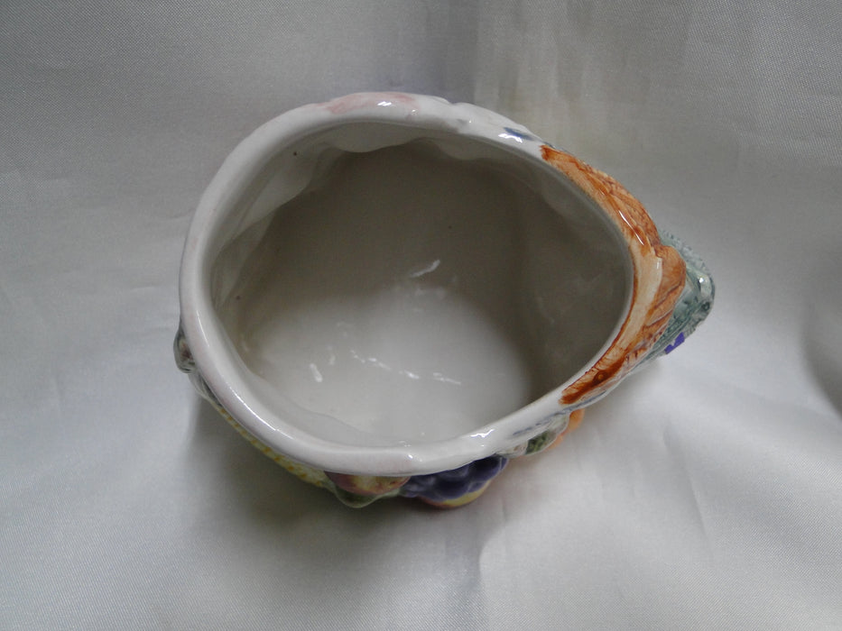 Fitz & Floyd Omnibus Harvest: Mallard Duck Shaped Sugar Bowl, 6", As Is