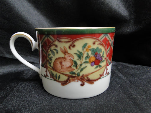 Noritake Royal Hunt, 3930, Plaid, Fruit, Animals: 2 1/2" Cup Only, No Saucer
