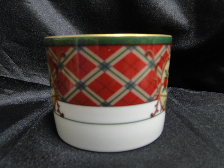 Noritake Royal Hunt, 3930, Plaid, Fruit, Animals: 2 1/2" Cup Only, No Saucer