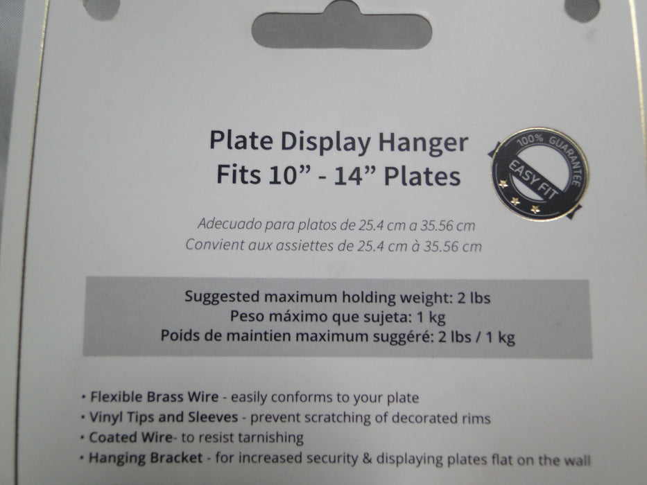 Tripar Bronze Wire Display Hanger (s) for one 10" - 14" Plate