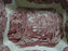Mason's Vista Pink, Transferware: Rectangular Double Serving Bowls 11 1/4", Craz