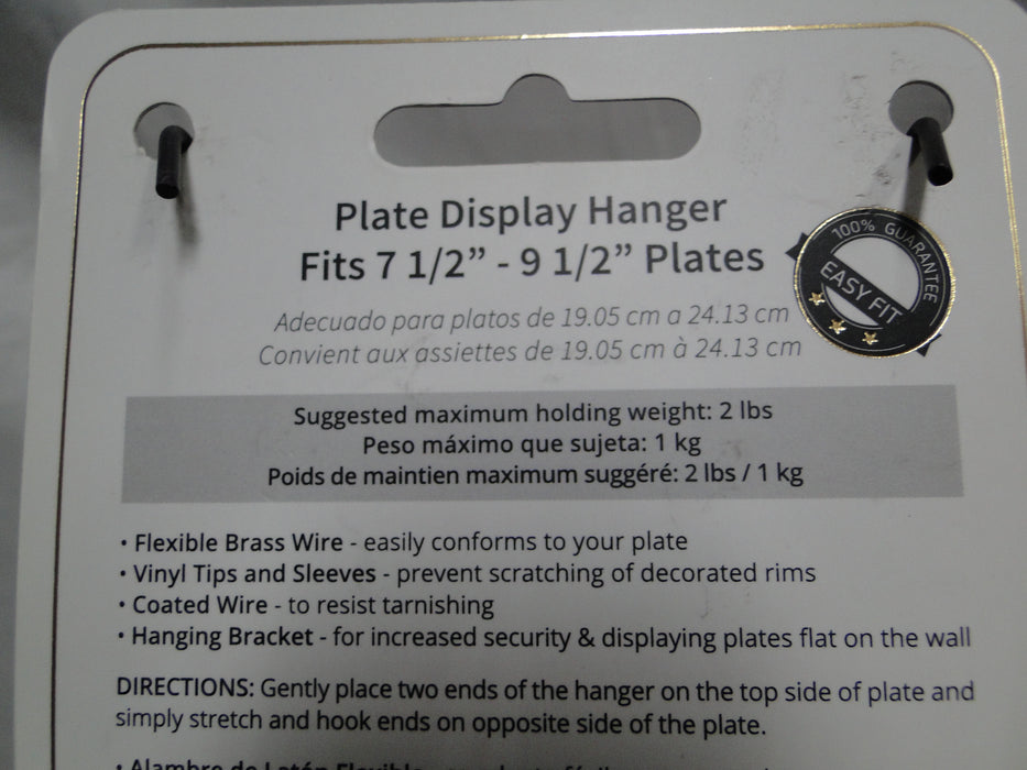 Tripar Bronze Wire Display Hanger (s) for one 7 1/2" - 9 1/2" Plate