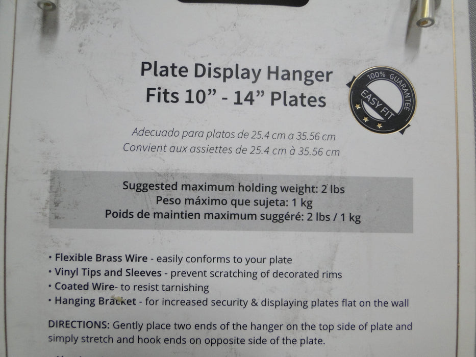 Tripar Brass Wire Display Hanger (s) for one 10" - 14" Plate