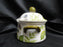 Villeroy & Boch Forsa, Berries & Leaves: Sugar Bowl w/ Handles & Lid, 4 1/4"