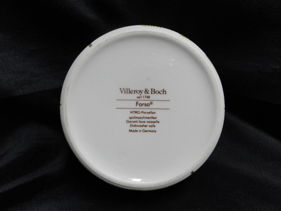 Villeroy & Boch Forsa, Berries & Leaves: Sugar Bowl w/ Handles & Lid, 4 1/4"