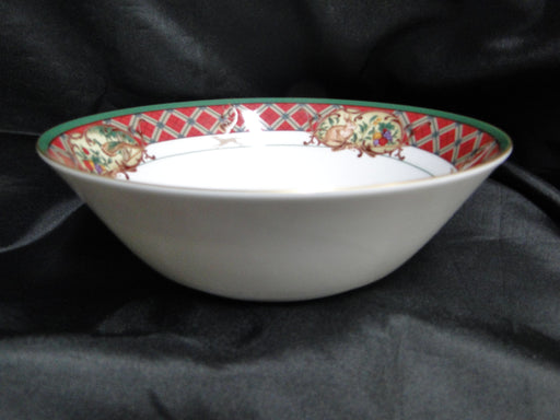 Noritake Royal Hunt, 3930, Plaid, Fruit, Animals: Round Serving Bowl, 8 3/4"