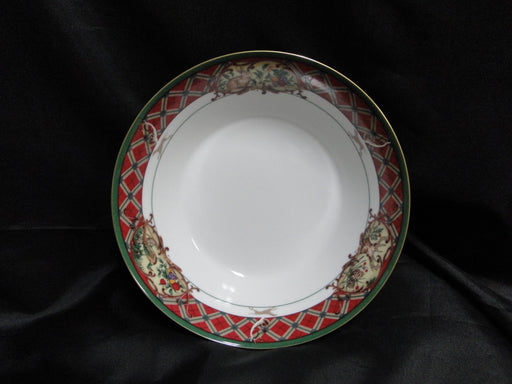Noritake Royal Hunt, 3930, Plaid, Fruit, Animals: Round Serving Bowl, 8 3/4"