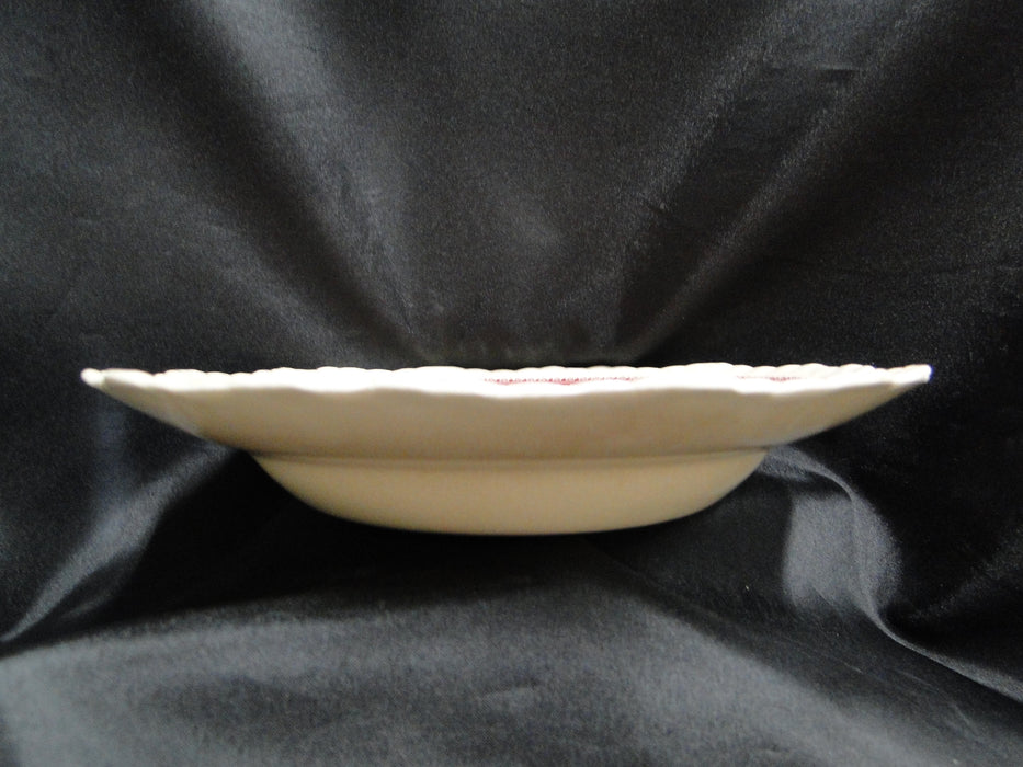 Mason's Vista Pink, Transferware: Rim Soup Bowl (s), 9", Discolor