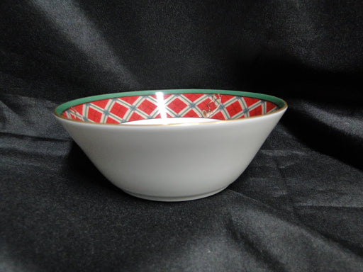 Noritake Royal Hunt, 3930, Plaid, Fruit, Animals: Fruit Bowl (s), 4 7/8"