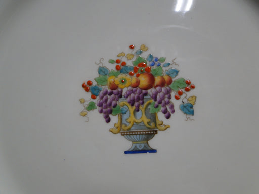 Royal Doulton RD392: Fruit & Florals, Swirls on Blue Band: Dinner Plate, 10 3/8"