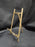 Bard's Gold Toned Metal Display Easel for One 6" - 9" Item, 7" Tall