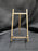 Bard's Gold Toned Metal Display Easel for One 6" - 9" Item, 7" Tall