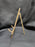 Bard's Gold Toned Metal Display Easel for One 6" - 9" Item, 7" Tall