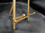 Bard's Gold Toned Metal Display Easel for One 6" - 9" Item, 7" Tall