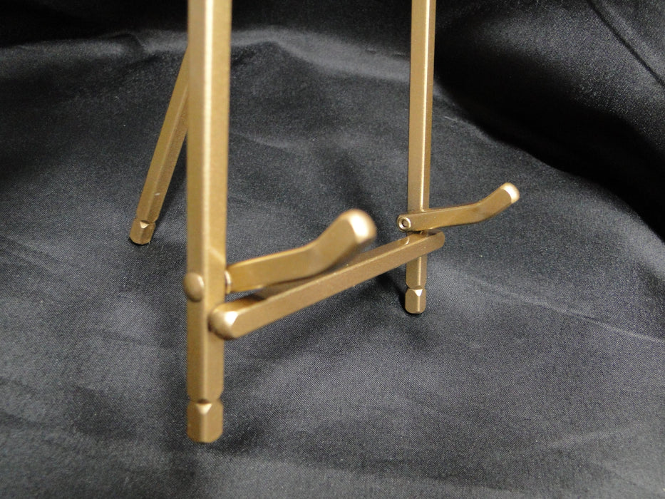 Bard's Gold Toned Metal Display Easel for One 6" - 9" Item, 7" Tall