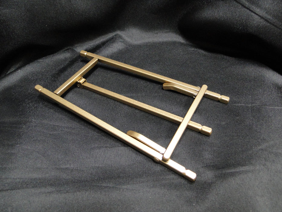 Bard's Gold Toned Metal Display Easel for One 6" - 9" Item, 7" Tall