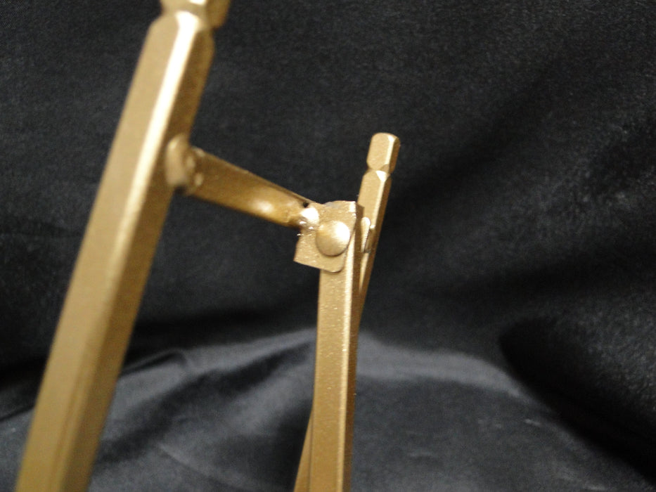 Bard's Gold Toned Metal Display Easel for One 6" - 9" Item, 7" Tall