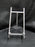 Bard's Silver Toned Metal Display Easel for One 6" - 9" Item, 7" Tall