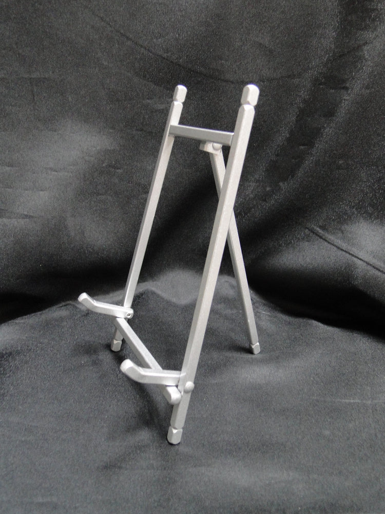 Bard's Silver Toned Metal Display Easel for One 6" - 9" Item, 7" Tall