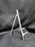 Bard's Silver Toned Metal Display Easel for One 6" - 9" Item, 7" Tall