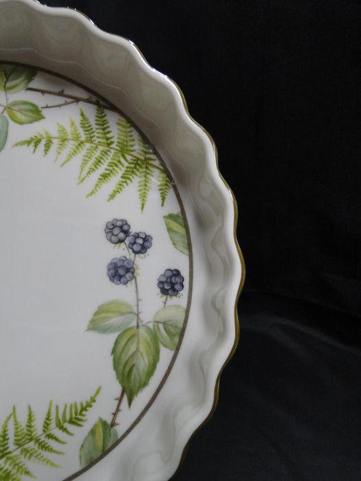 Villeroy & Boch Forsa, Berries & Leaves: Quiche Dish, 9 1/2" x 1  1/2" Tall
