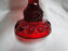 Mosser Eye Winker Red: Compote / Candy Jar w/ Lid, 10 1/2" Tall