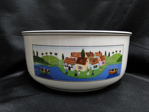 Villeroy & Boch Design Naif, Boats: Round Serving Bowl, 7 3/4", Rough Spot
