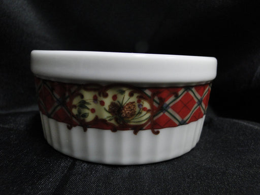 Noritake Royal Hunt, 3930, Plaid, Fruit: Ramekin / Condiment (s), 3 1/2" x 1.5"