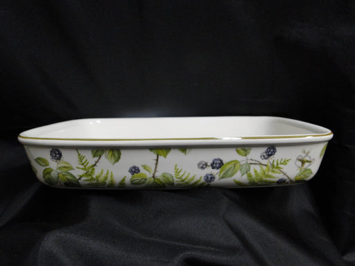 Villeroy & Boch Forsa, Berries & Leaves: Rectangular Baker, 14" x 2 3/8" Tall