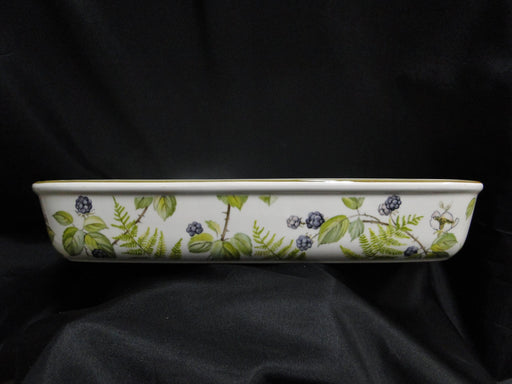 Villeroy & Boch Forsa, Berries & Leaves: Rectangular Baker, 14" x 2 3/8" Tall