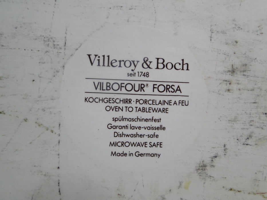 Villeroy & Boch Forsa, Berries & Leaves: Rectangular Baker, 14" x 2 3/8" Tall