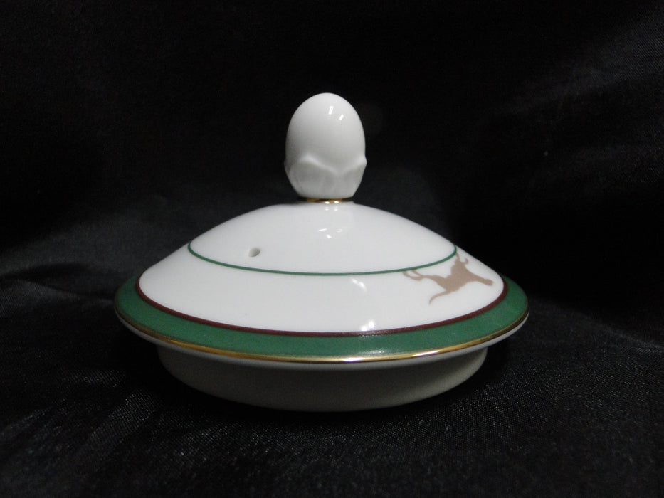 Noritake Royal Hunt, 3930, Plaid, Fruit, Animals: Teapot & Lid, 7" Tall