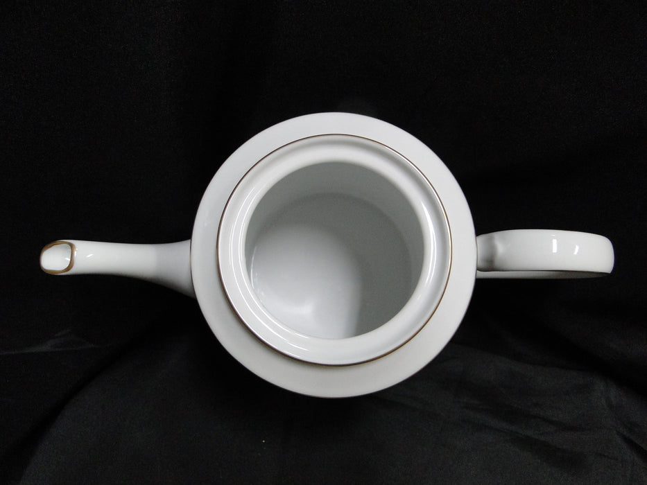 Noritake Royal Hunt, 3930, Plaid, Fruit, Animals: Teapot & Lid, 7" Tall