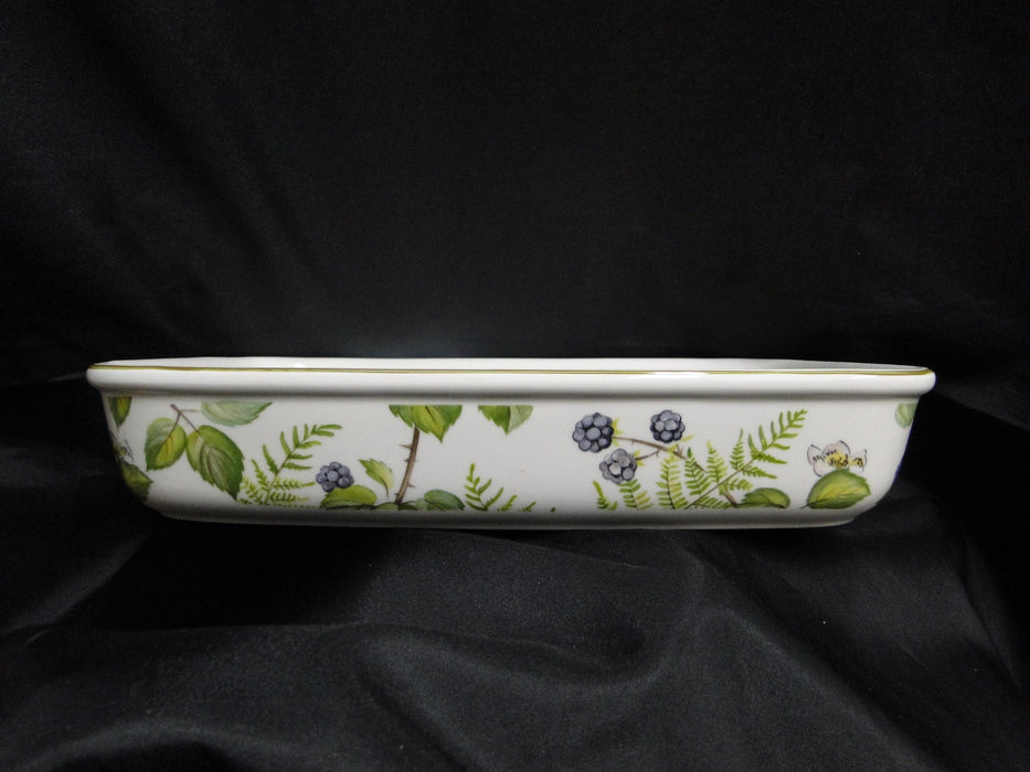 Villeroy & Boch Forsa, Berries & Leaves: Rectangular Baker, 11 1/2" x 2" Tall