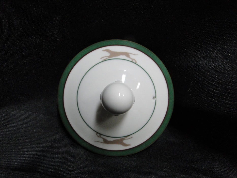 Noritake Royal Hunt, 3930, Plaid, Fruit, Animals: Coffee Pot & Lid, 9 1/4" Tall