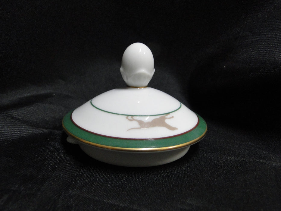 Noritake Royal Hunt, 3930, Plaid, Fruit, Animals: Coffee Pot & Lid, 9 1/4" Tall