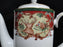 Noritake Royal Hunt, 3930, Plaid, Fruit, Animals: Coffee Pot & Lid, 9 1/4" Tall