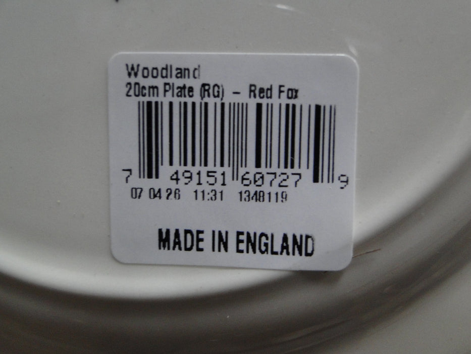 Spode Woodland Red Fox, England: NEW Salad Plate (s), 7 3/4", Box