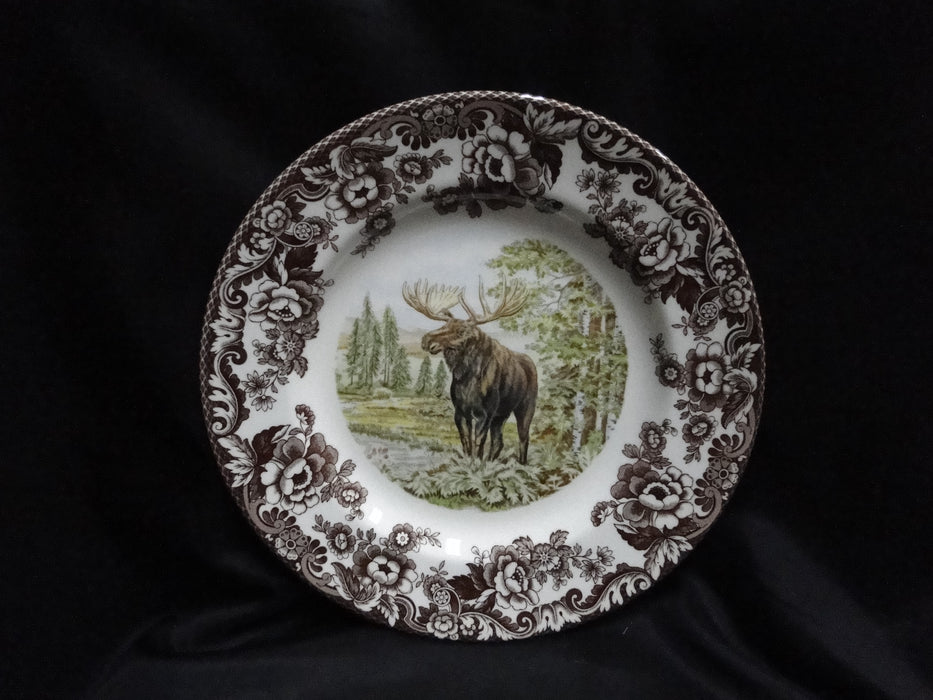 Spode Woodland Majestic Moose, England: NEW Dinner Plate (s), 10 1/2", Box