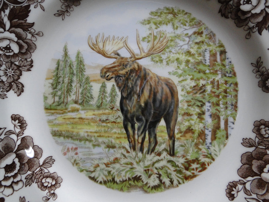 Spode Woodland Majestic Moose, England: NEW Dinner Plate (s), 10 1/2", Box