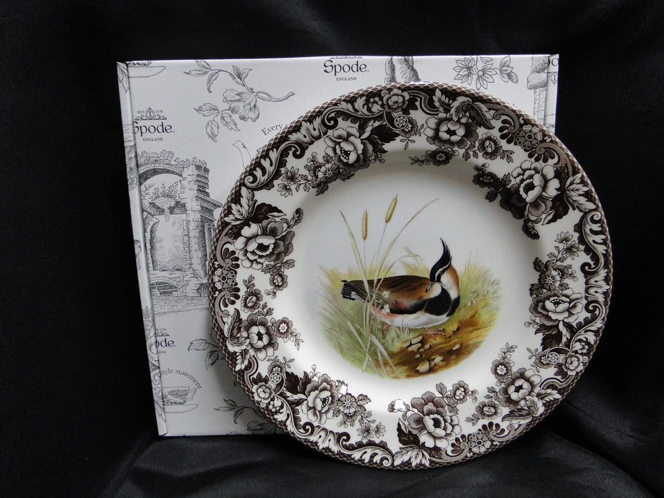Spode Woodland Lapwing Game Bird, England: NEW Dinner Plate (s), 10 1/2", Box