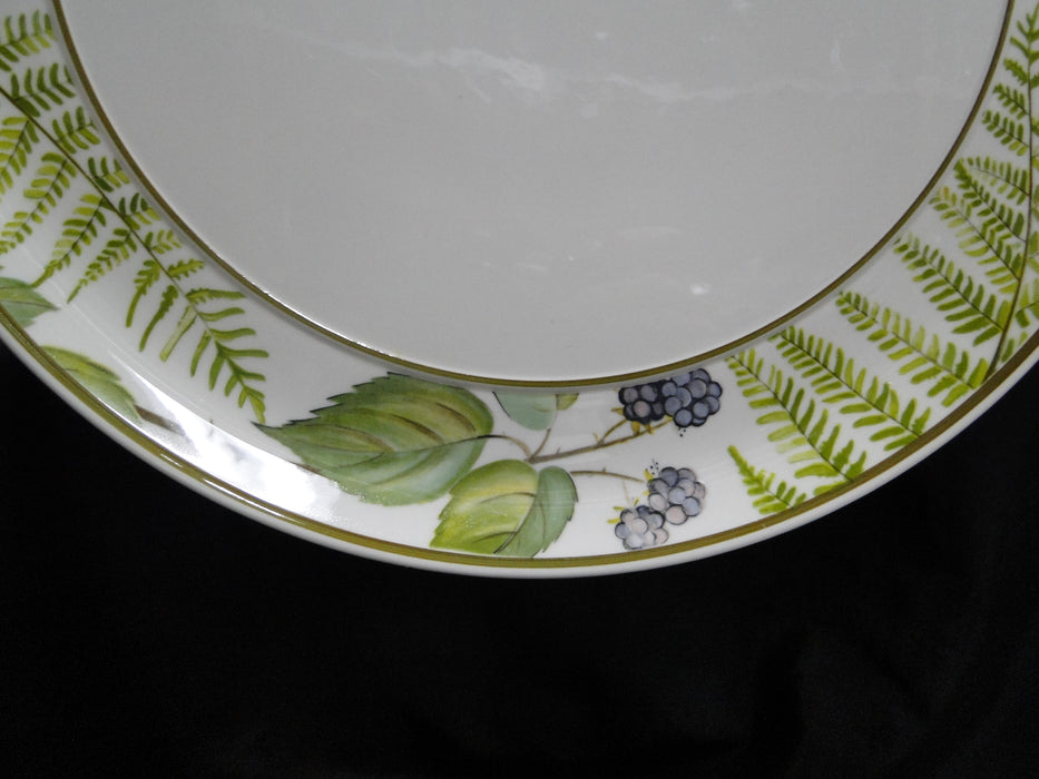 Villeroy & Boch Forsa, Berries & Leaves: Round Cake Plate w/ Handles, 12 3/4"