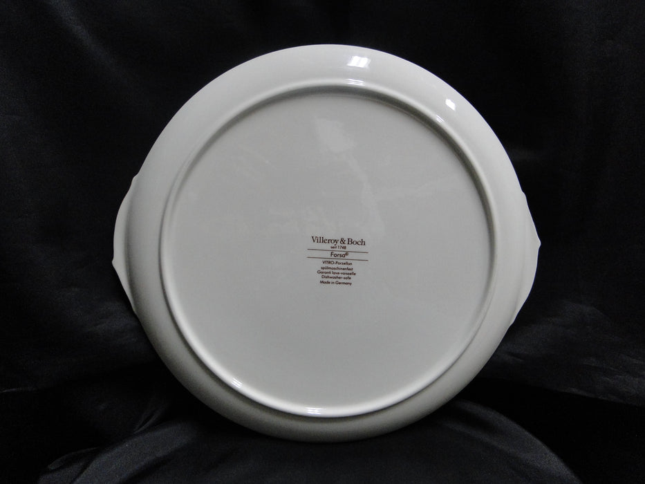 Villeroy & Boch Forsa, Berries & Leaves: Round Cake Plate w/ Handles, 12 3/4"