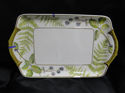 Villeroy & Boch Forsa, Berries & Leaves: Rectangular Platter Handles, 16", As Is