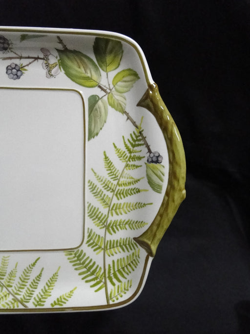 Villeroy & Boch Forsa, Berries & Leaves: Rectangular Platter Handles, 16", As Is