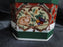 Noritake Royal Hunt, 3930, Plaid, Fruit, Animals: Octagonal Box & Lid, 3 7/8"