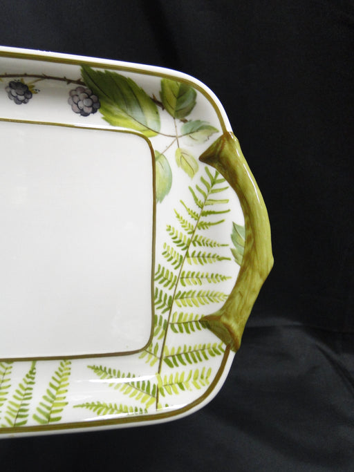 Villeroy & Boch Forsa, Berries & Leaves: Sandwich Tray w/ Handles, 13"
