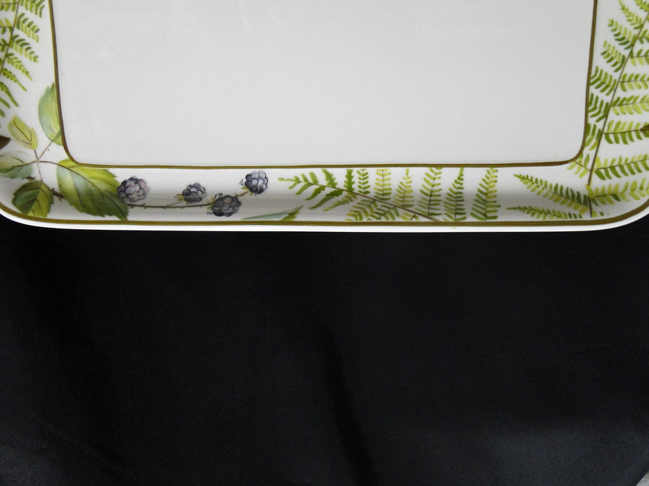 Villeroy & Boch Forsa, Berries & Leaves: Sandwich Tray w/ Handles, 13"