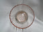 Cristal d'Arques Rosaline Pink, Swirled: Bowl w/ Metal Base, 4 7/8" x 2 5/8"
