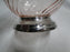 Cristal d'Arques Rosaline Pink, Swirled: Bowl w/ Metal Base, 4 7/8" x 2 5/8"